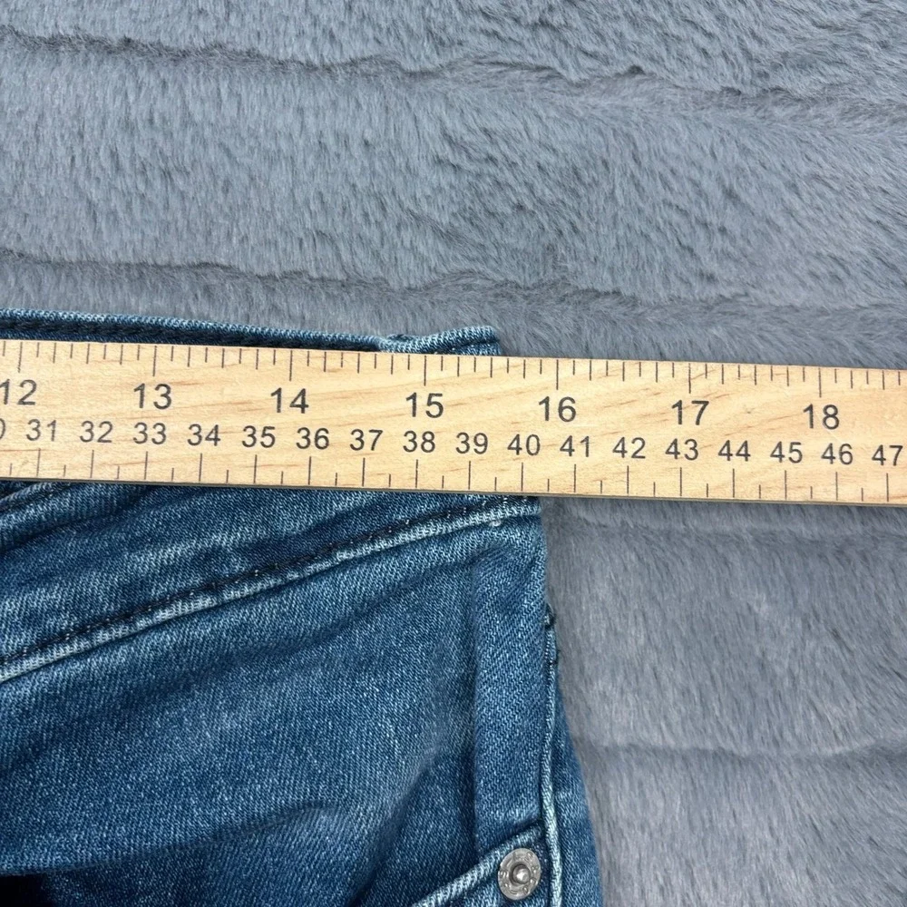 Levis 514 Straight Fit Jeans Mens 33x32 Medium Wash Blue Stretch Denim 0514-1285